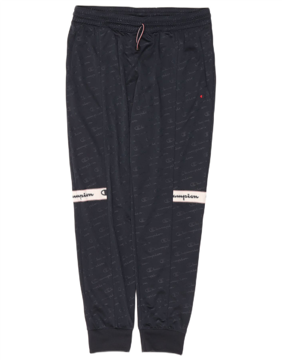 Champion Herre grafisk træningsdragt Bukser Joggers Large Navy Blue Polyester