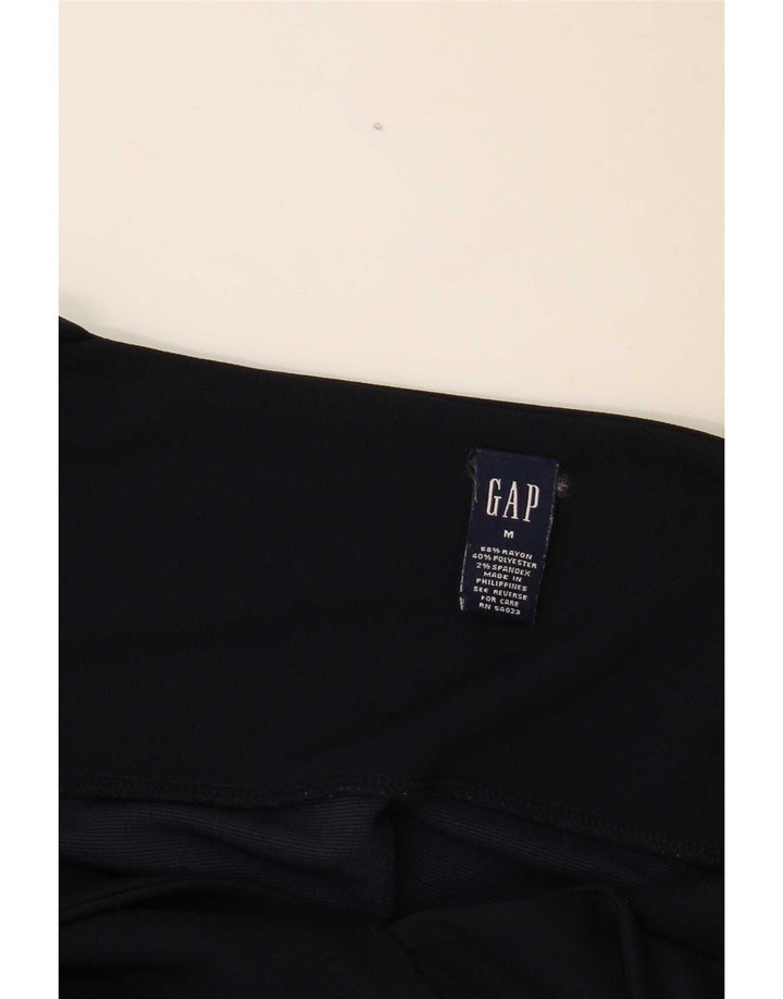 Gap Dame ærmeløs Maxikjole UK 12 Medium Navy Blue Rayon