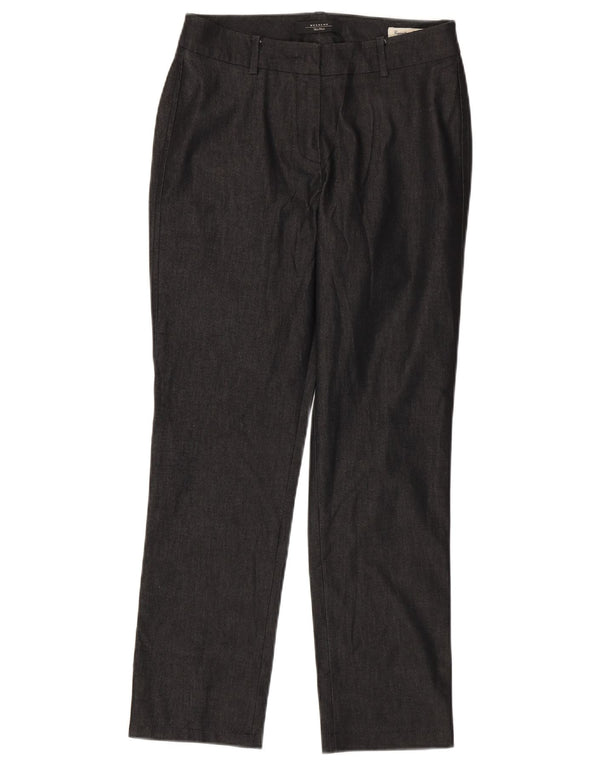 Max Mara Dame Weekend Lige Casual Bukser UK 8 Small W28 L28 Grå