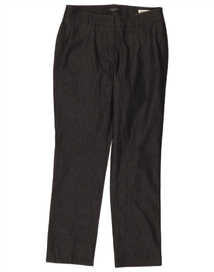 Max Mara Dame Weekend Lige Casual Bukser UK 8 Small W28 L28 Grå