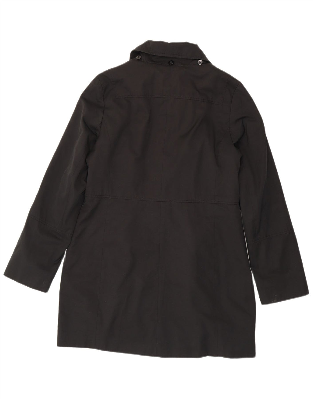 Nautica Dame Duffel Coat UK 14 Medium Sort Bomuld