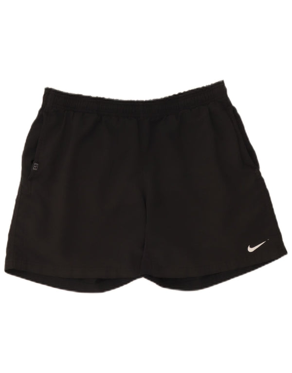 Nike Herre Dri Fit sportsshorts, store sorte polyester