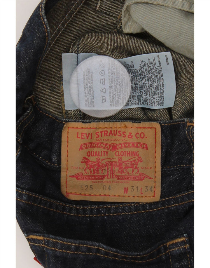 Levi's Dame 525 Bootcut Jeans W31 L34 Blå Bomuld