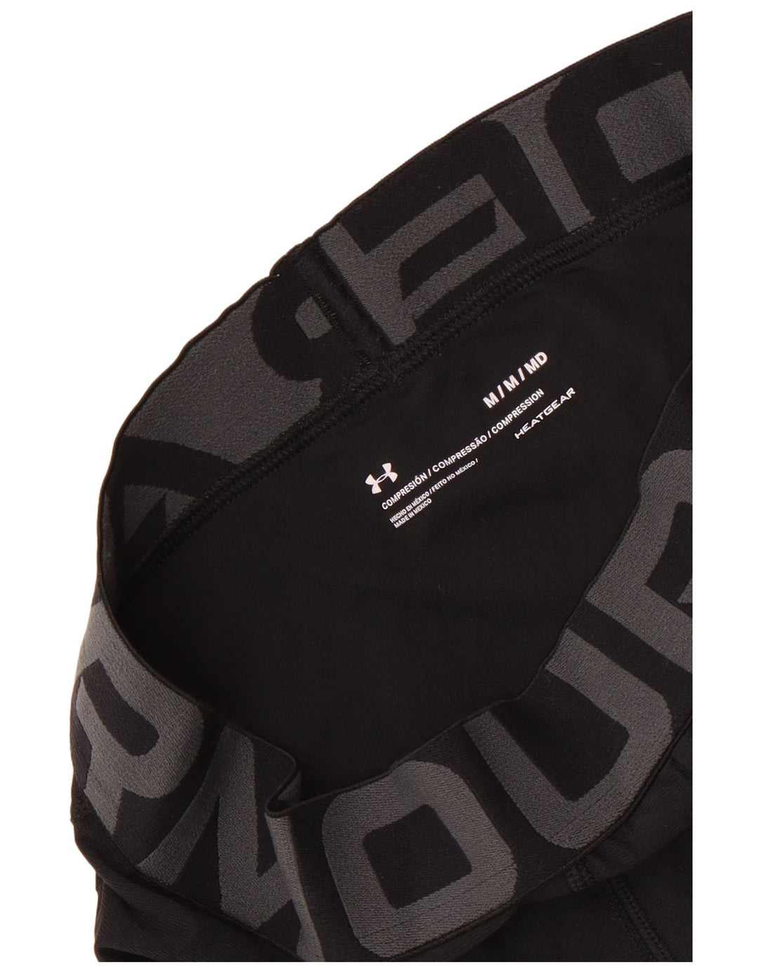 Under Armour Herre Heat Gear Grafiske Capri Leggings Medium Sort