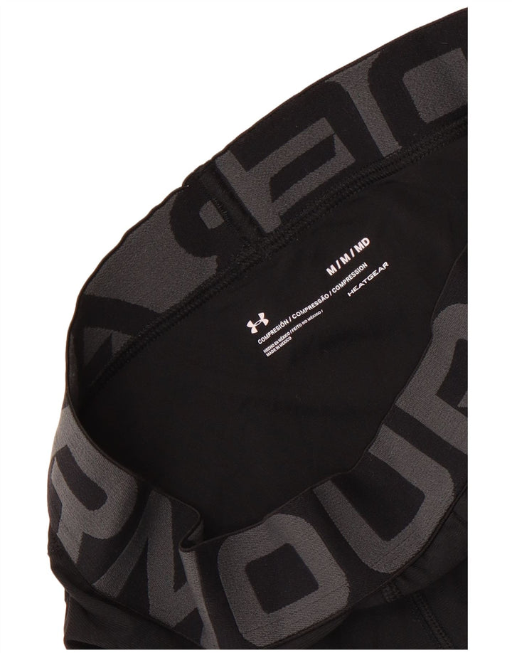 Under Armour Herre Heat Gear Grafiske Capri Leggings Medium Sort