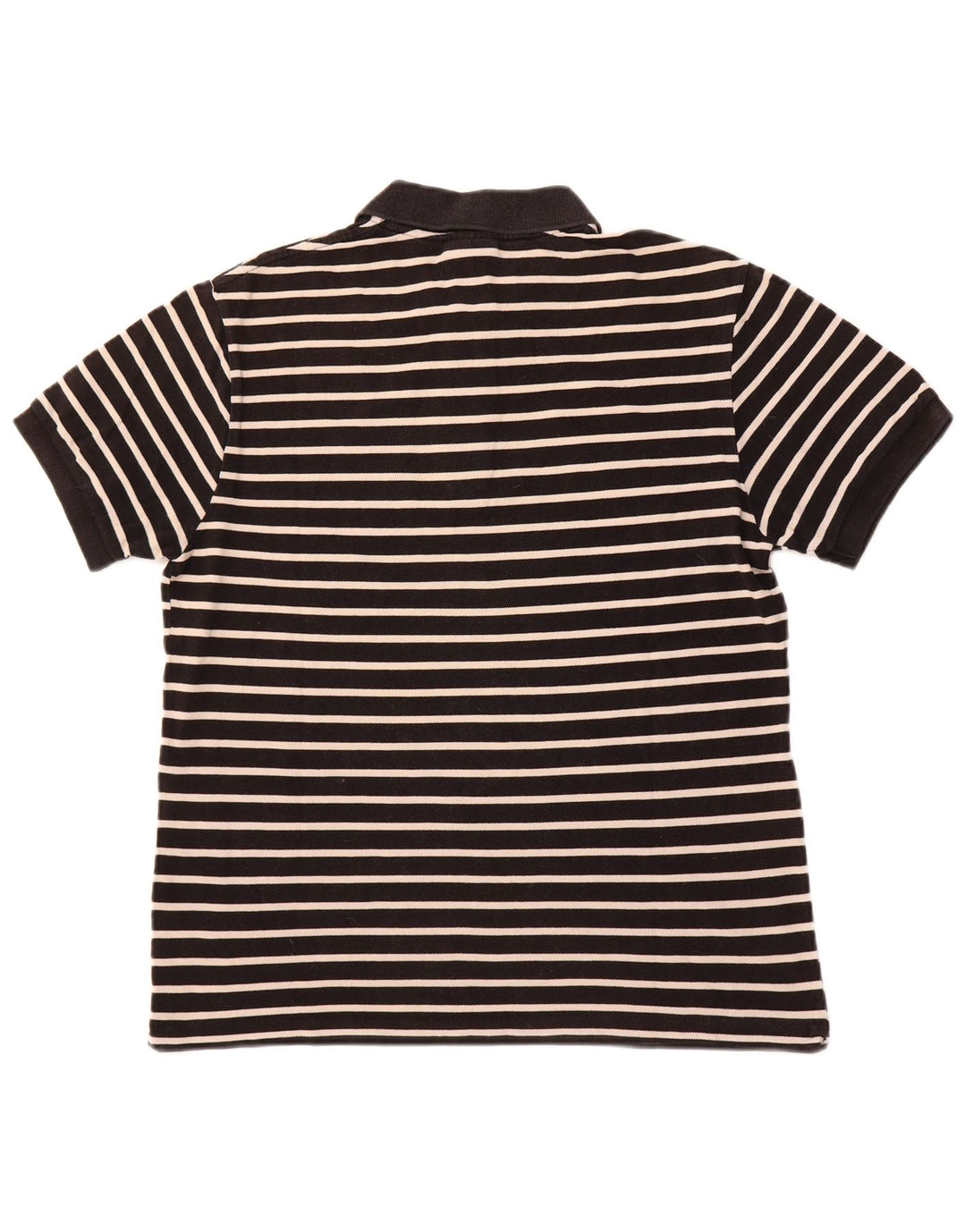 LACOSTE Poloshirt til mænd str. 6 XL Sortstribet bomuld