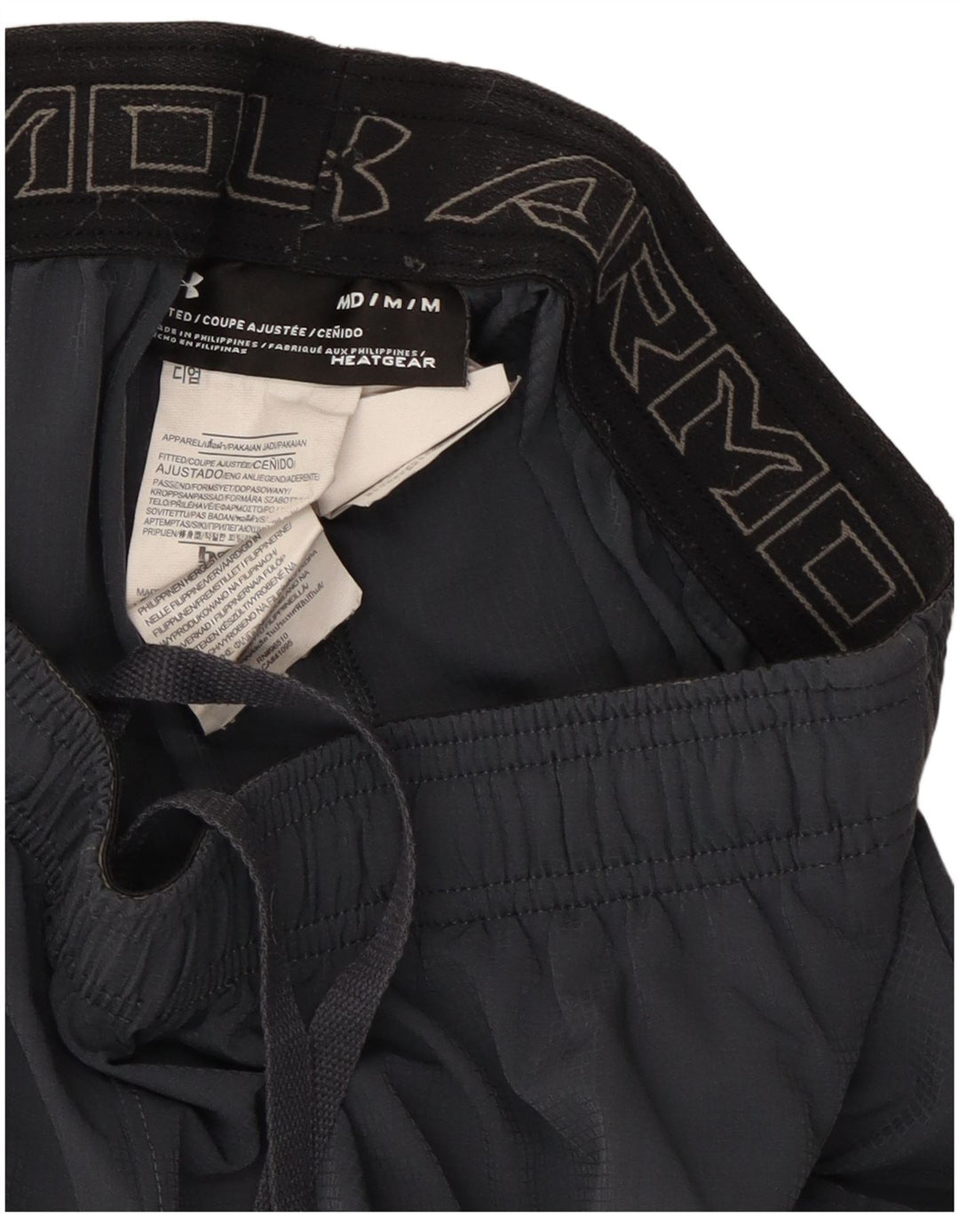 Under Armour Herre Heat Gear Sports Shorts Medium Grey Polyester