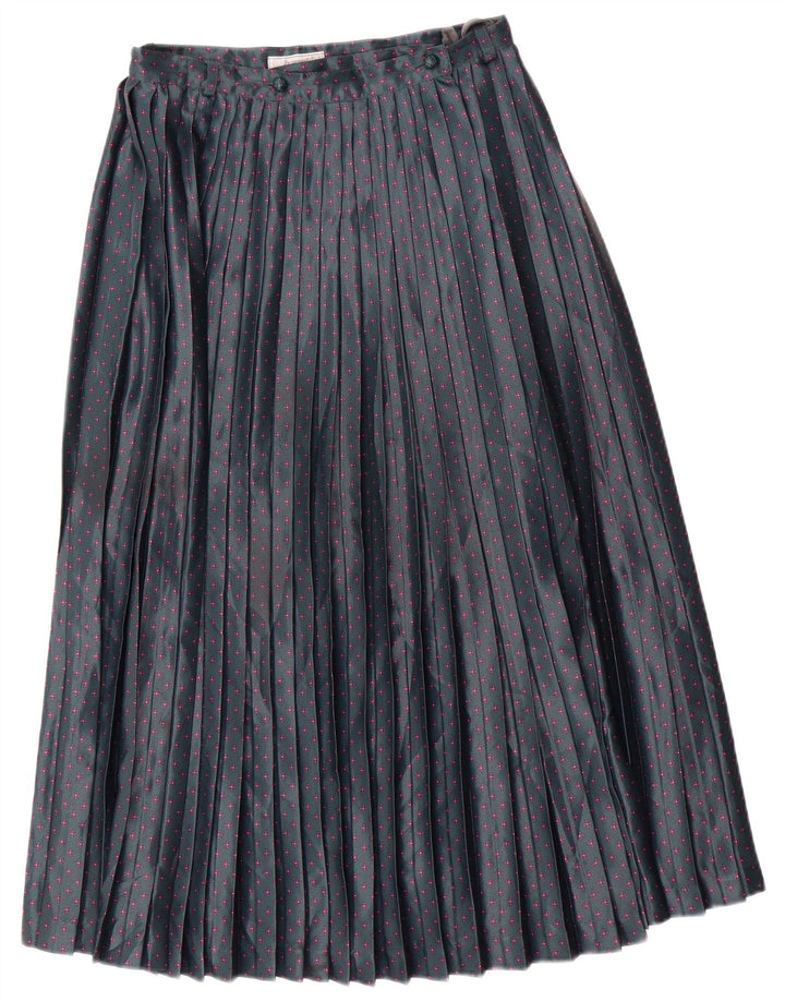 Haupt Womens Knife Plisseret nederdel W28 Medium Green Floral