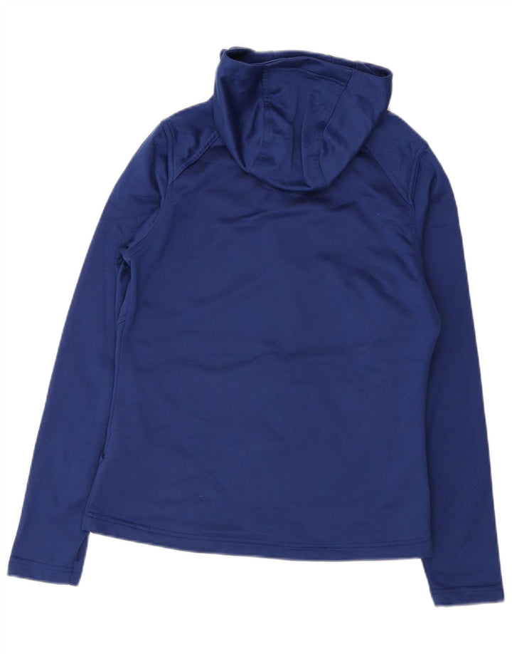 The North Face Dame Hættetrøje Sweater UK 12 Medium Blue Polyester