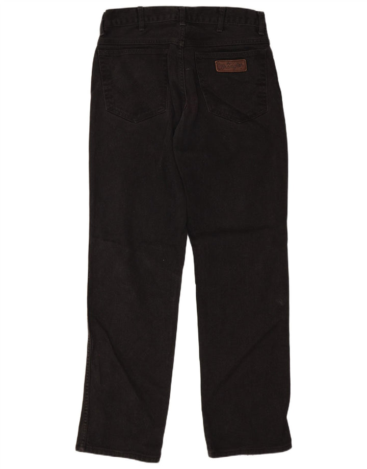 Wrangler Herre Texas Straight Jeans W32 L32 Sort Bomuld