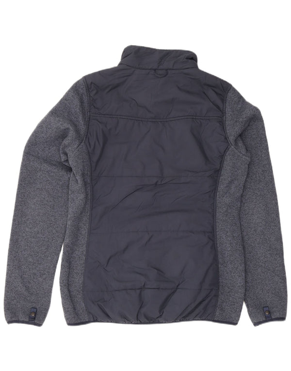 The North Face Dame Windbreaker Jacket UK 14 Medium Navy Blue Polyester