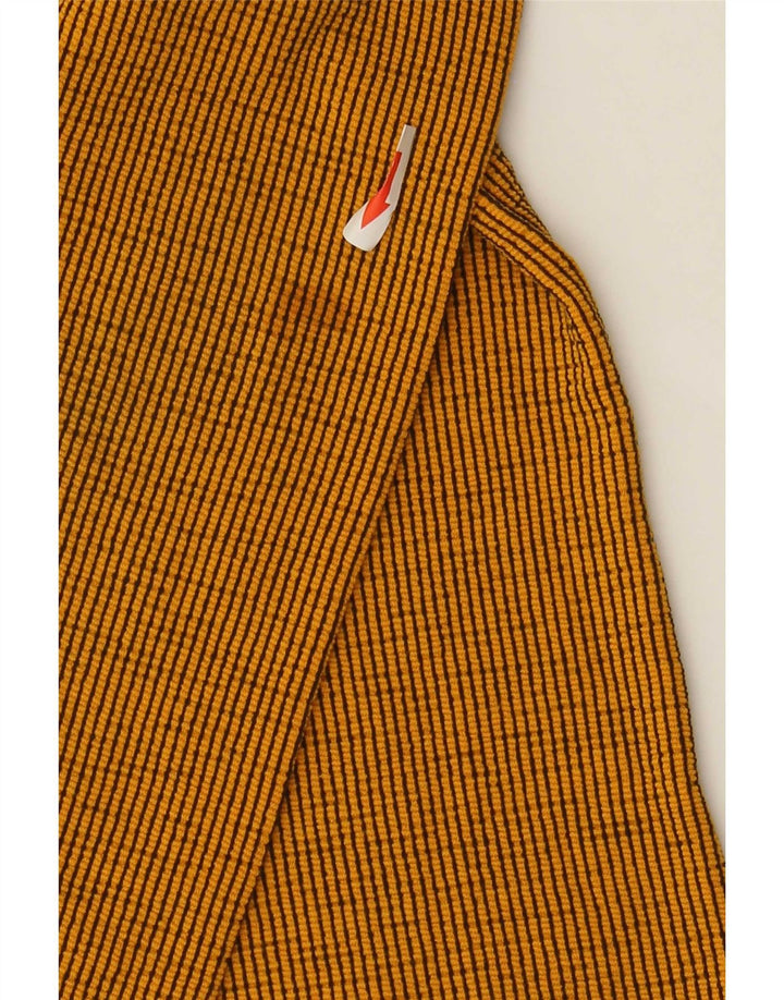 Zara Dame Top Langærmet UK 12 Medium Orange Stribet