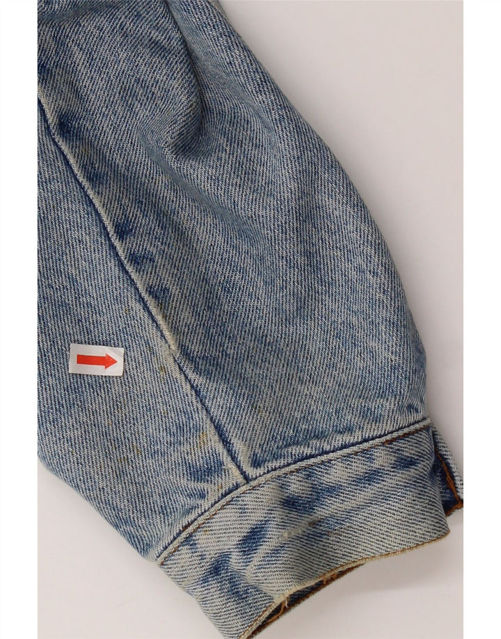 Vintage Herre denimjakke UK 38 Medium Blue Cotton
