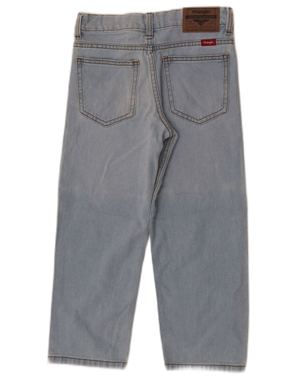 Wrangler Boys Straight Jeans 5-6 år W22 L19 Blå Bomuld