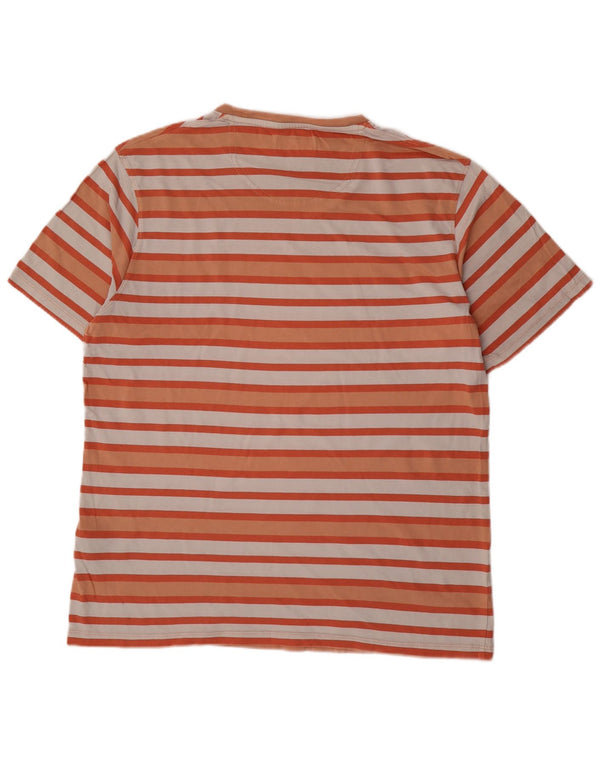 Barbour Herre T-Shirt Top XL Flerfarvet Stribet Bomuld