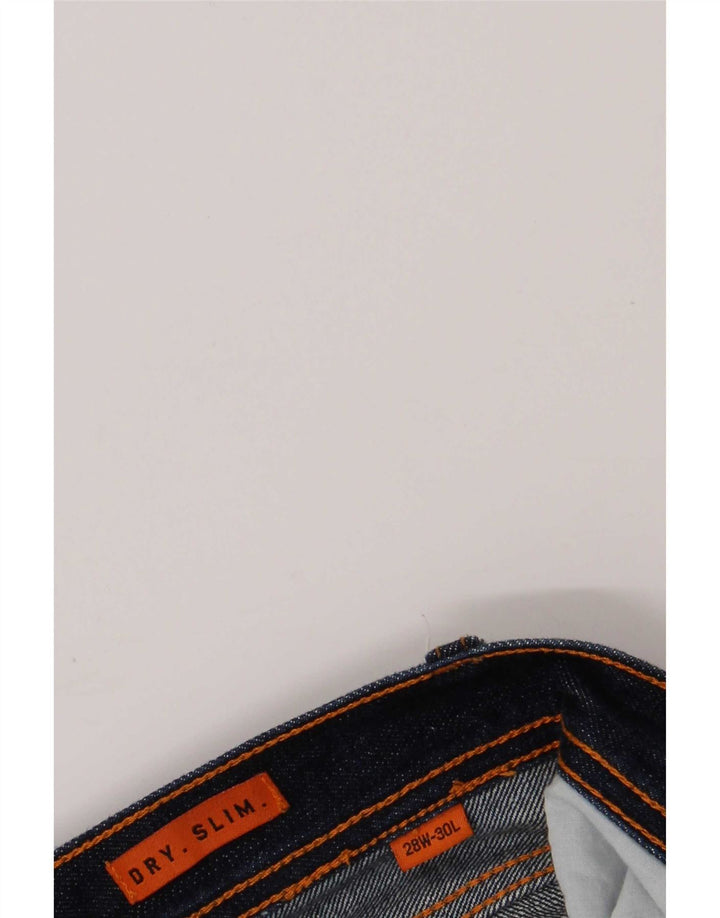 Superdry Slim Jeans til kvinder W28 L30 Marineblå Bomuld