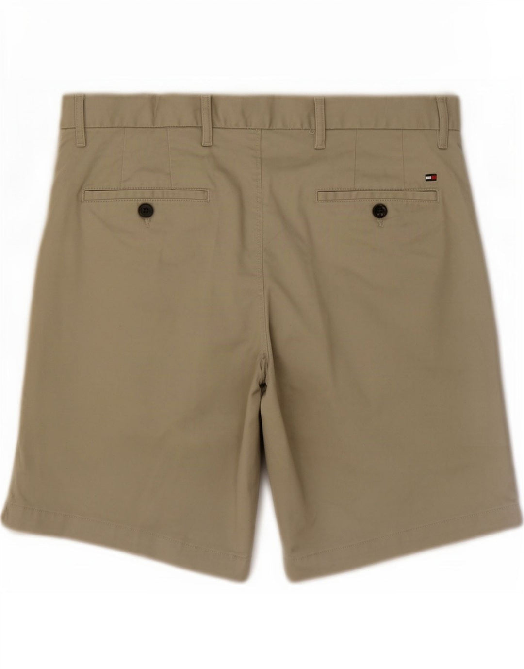 Tommy Hilfiger Herre Chino Shorts W36 Stor Beige Bomuld