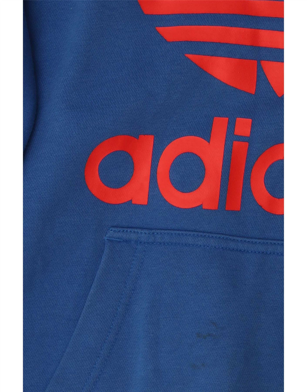 Adidas Grafisk hættetrøje til mænd mellemblå bomuld