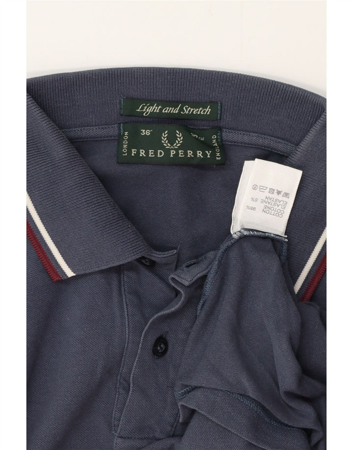 FRED PERRY Poloshirt til mænd Lille marineblå bomuld