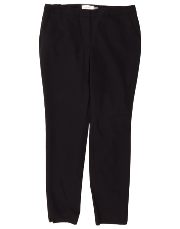 CALVIN KLEIN Dame Slim Chino Bukser US 6 Medium W28 L28 Marineblå