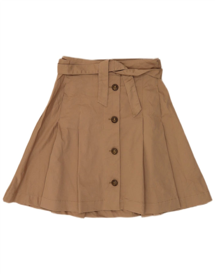 GF Ferre Dame A-Line Nederdel IT 44 Medium W30 Beige Bomuld
