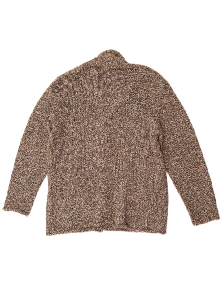 Laura Patrizia Herre cardigan sweater Medium Brun Flecked Uld