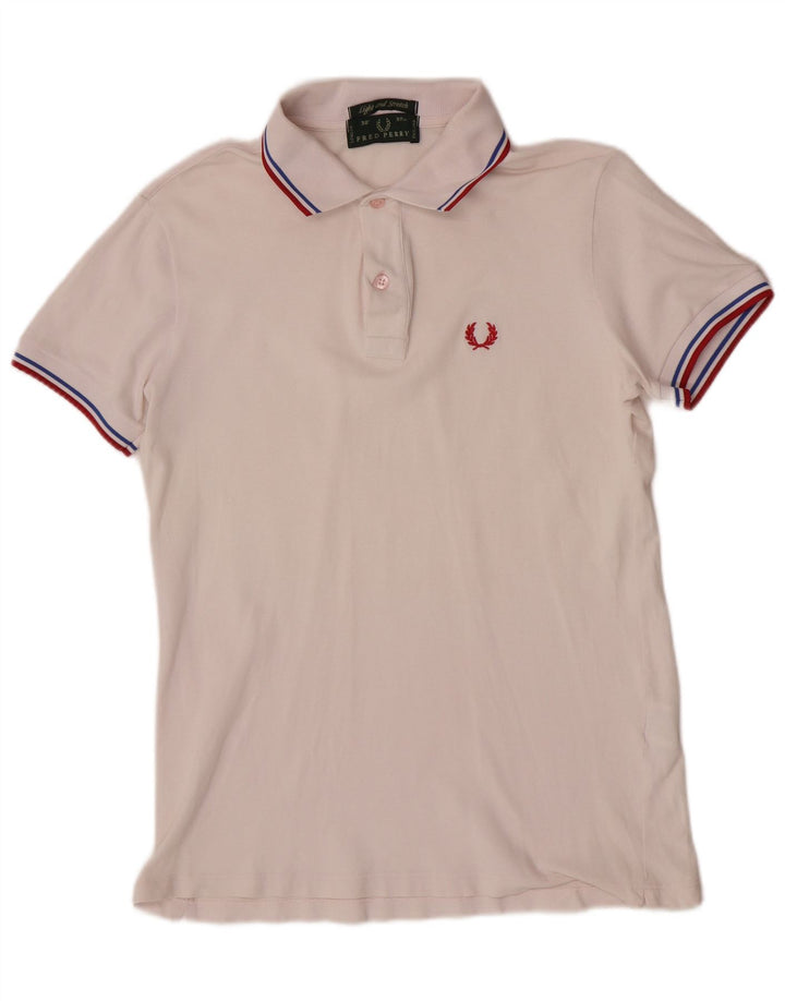 Fred Perry Herre poloshirt Lille hvid stribet bomuld