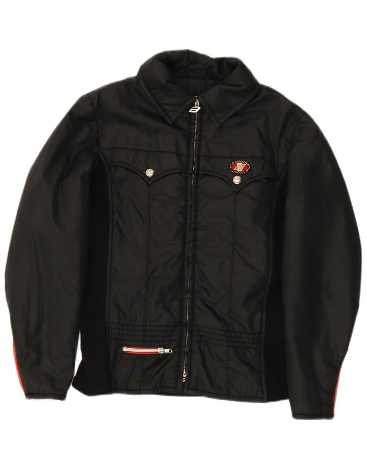 ANBA OF AUSTRIA Girls Bomber Jacket 11-12 Years Black