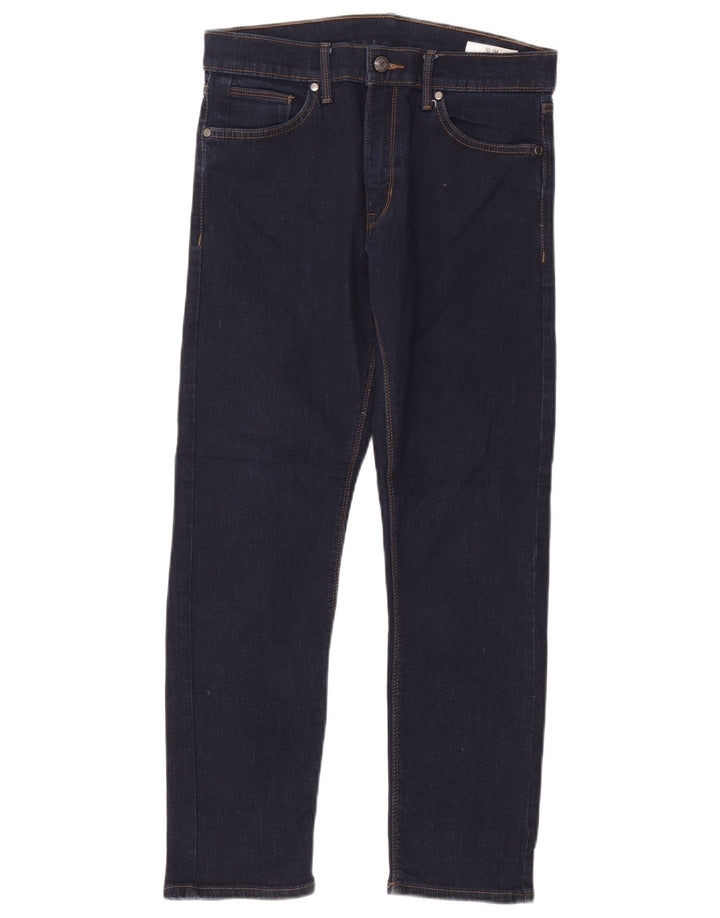 Marks & Spencer Herre Slim Jeans W30 L29 Marineblå Bomuld