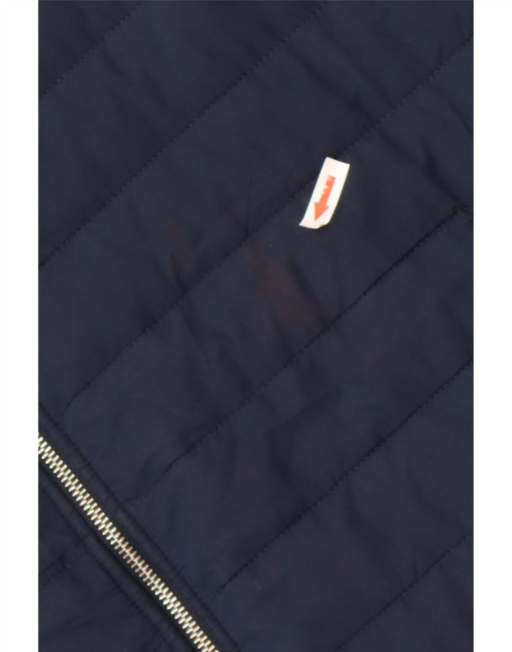 Marks & Spencer Polstret Herrejakke UK 42 XL Navy Blue Polyester
