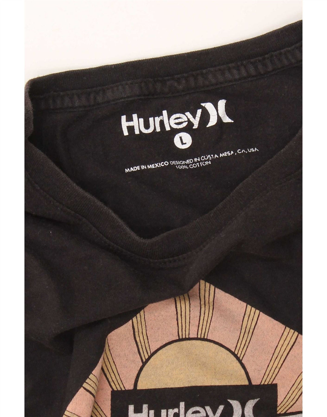 Harley Herre Grafisk T-Shirt Top Stor Sort Bomuld