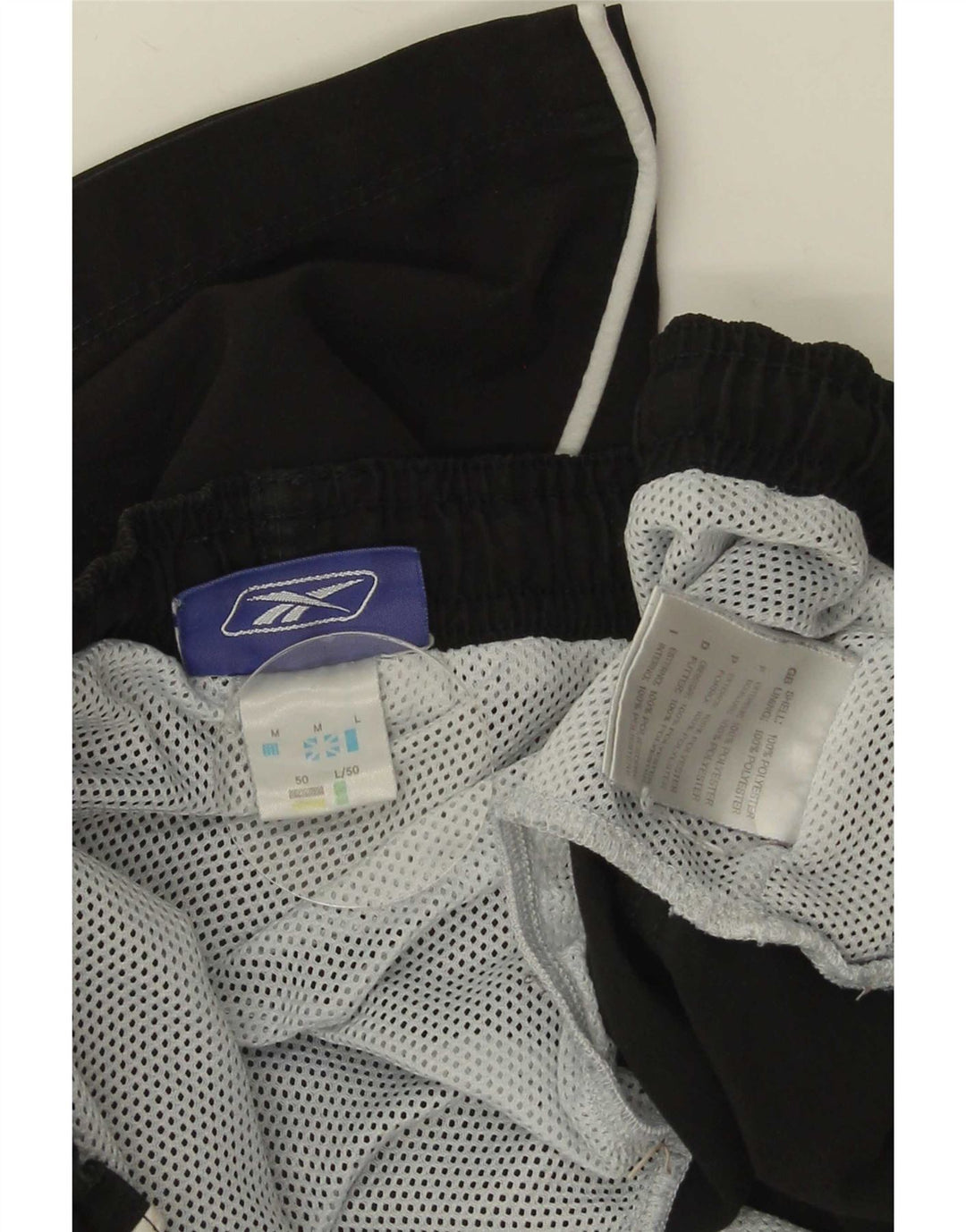 Reebok Badeshorts til mænd mellem sort polyester