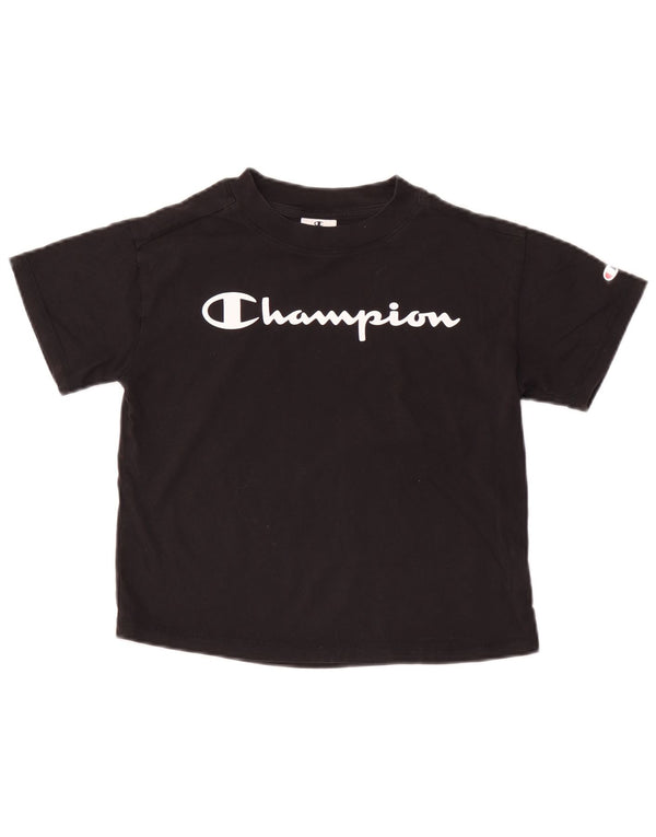 CHAMPION Piger Grafisk T-Shirt Top 11-12 År Stor Sort