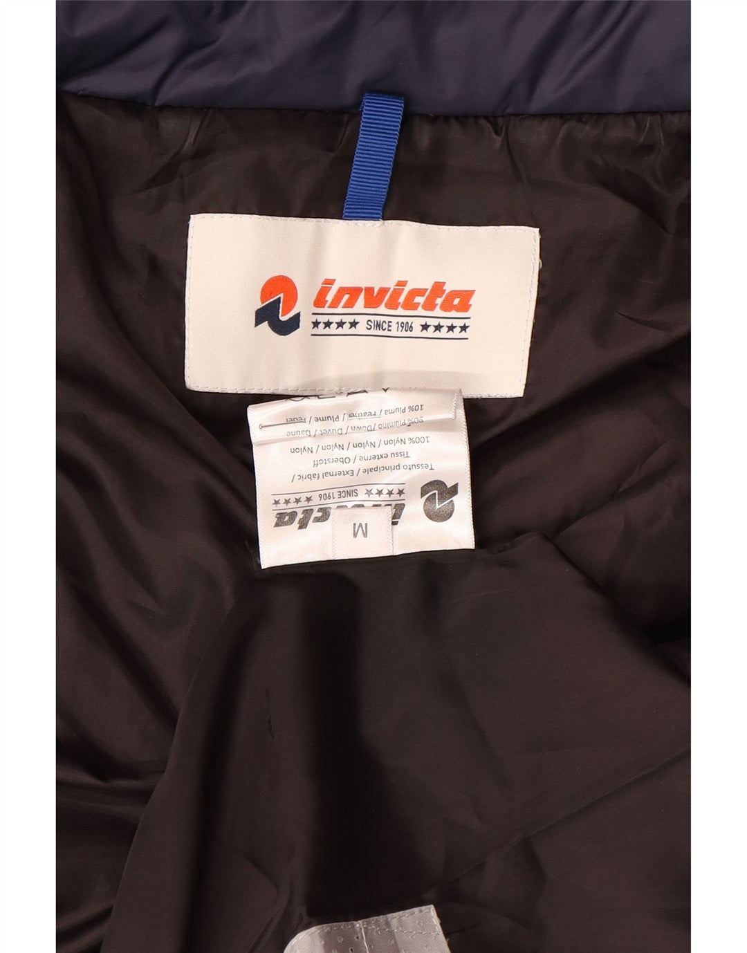 Invicta hættejakke til kvinder UK 14 Medium Navyblå nylon