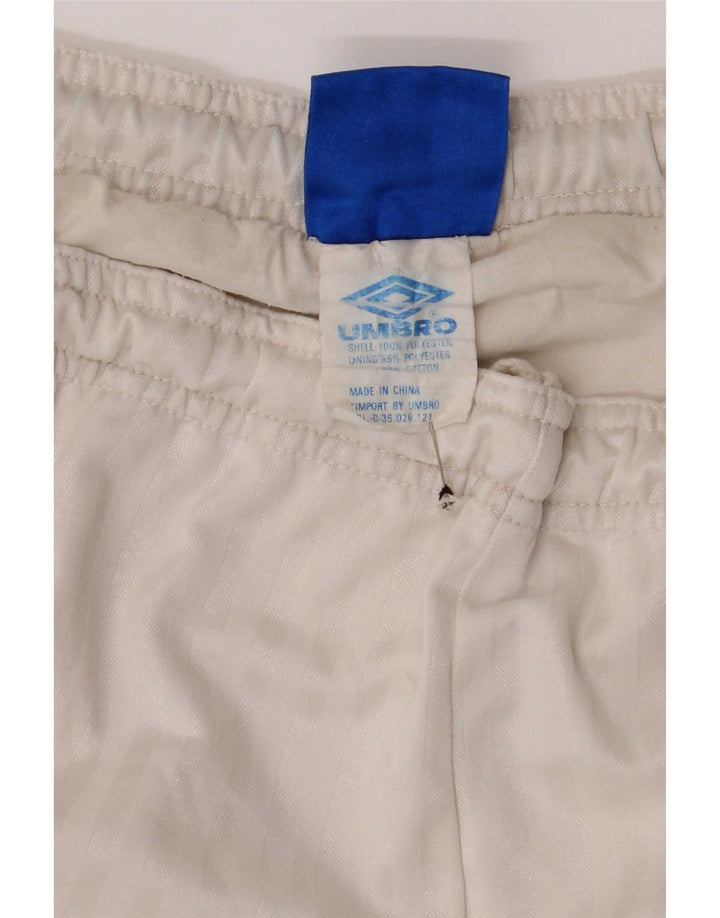 Umbro Herre Sportshorts Medium White Colourblock Polyester