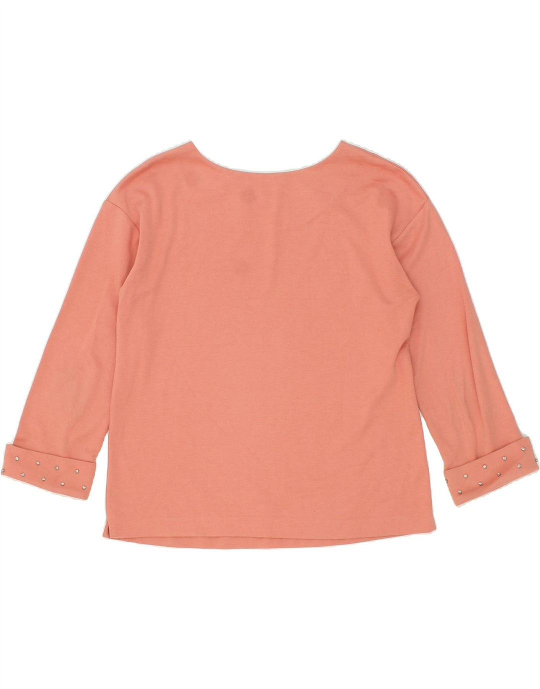 MASSIMO DUTTI Womens Top 3/4 Sleeve UK 14 Medium Pink Vintage Massimo Dutti and Second-Hand Massimo Dutti from Messina Hembry 