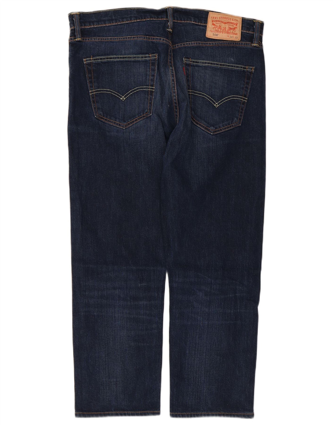 Levi's Herre 508 Cropped Tapered Jeans W34 L25 Blå