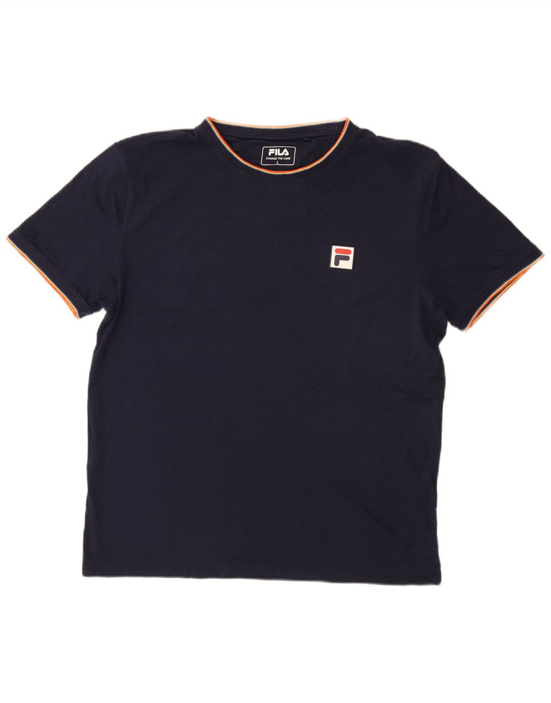 Fila Herre T-Shirt Top Stor Marineblå