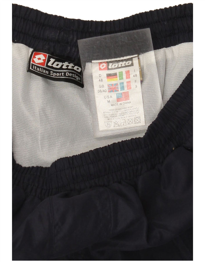 LOTTO Sportshorts til mænd UK 38/40 Medium Navy Blue Polyester