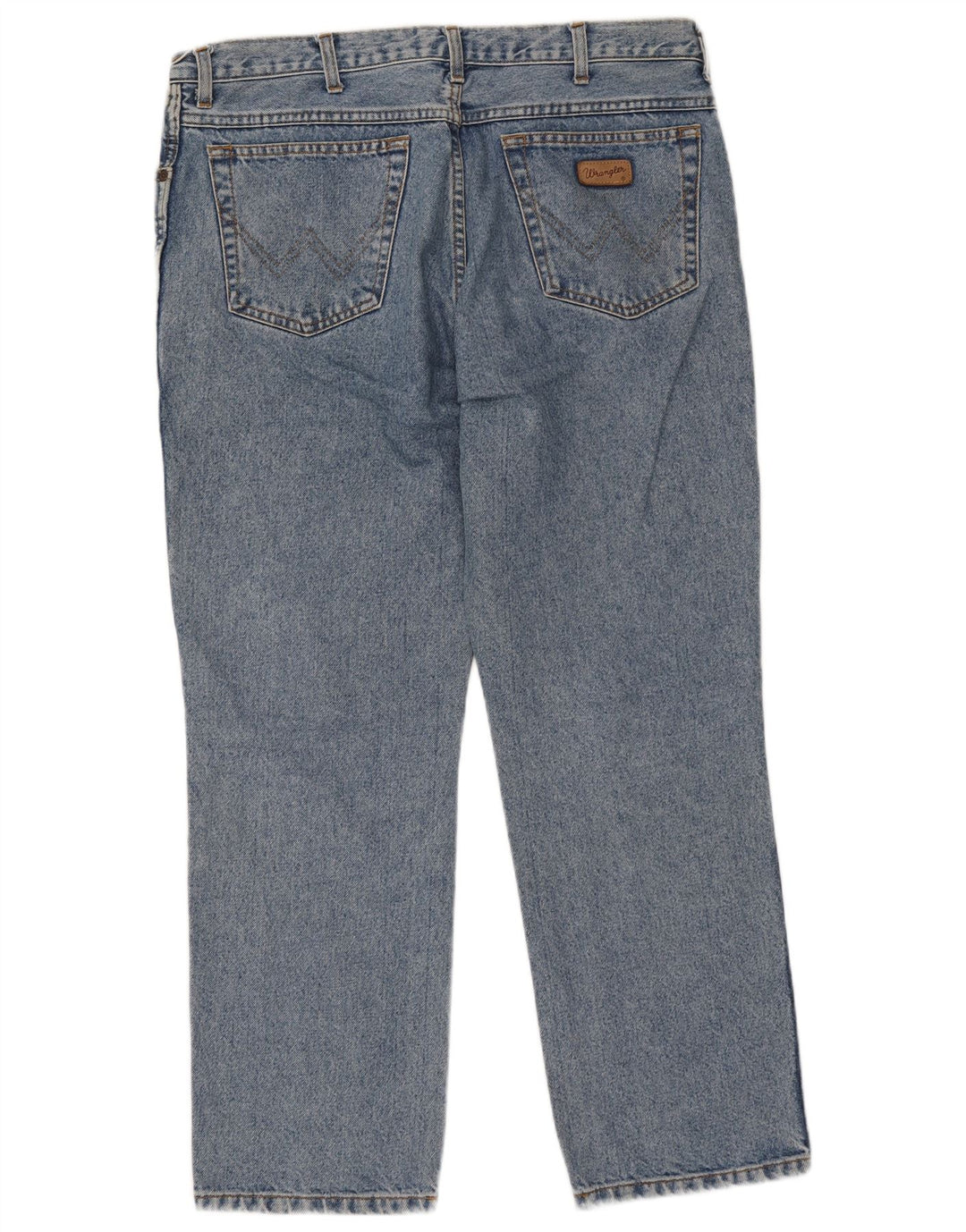 Wrangler Herre Texas Straight Jeans W36 L30 Blå Bomuld