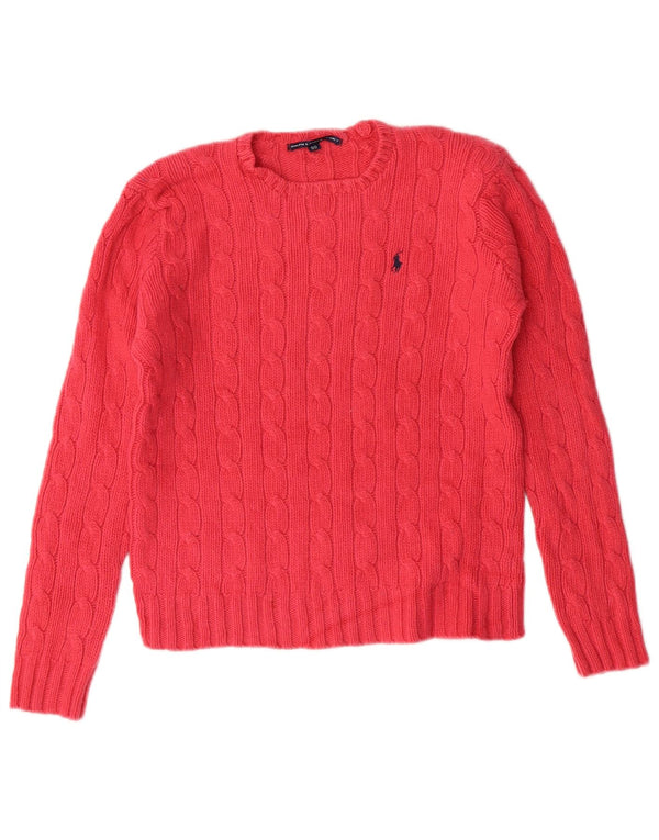 RALPH LAUREN Pige sweater med rund hals 9-10 år Pink