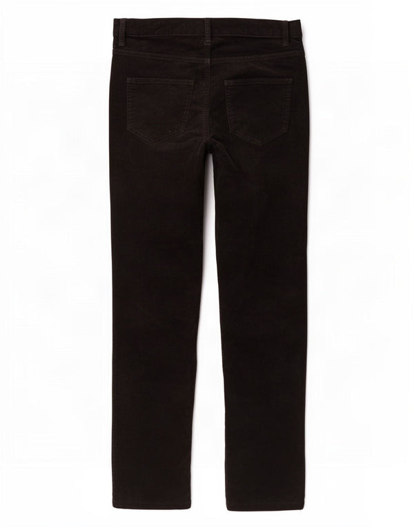 Marks & Spencer Dame Slim Corduroy Bukser UK 16 Large W36 L28 Sort