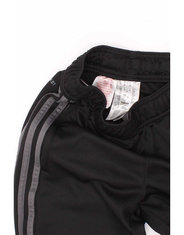 Adidas Boys Aeroready Tracksuit Bukser 9-10 år Sort polyester