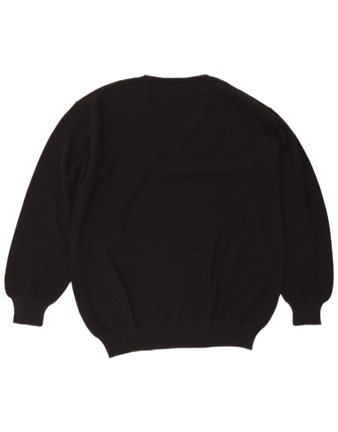 Il Granchio Herre V-hals sweater Stor sort uld