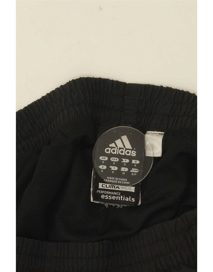 Adidas Womens Clima 365 Sports Shorts UK 8 Small Black Polyester