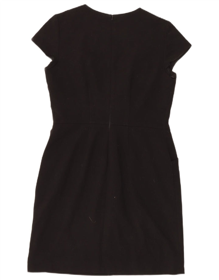 Boden Dame Skede Kjole UK 14 Stor Sort Polyester