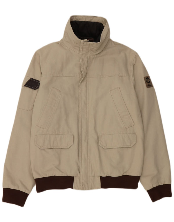Murphy & Nye Herre Sailmakers Bomber Jacket UK 42 XL Grå Colourblock Bomuld