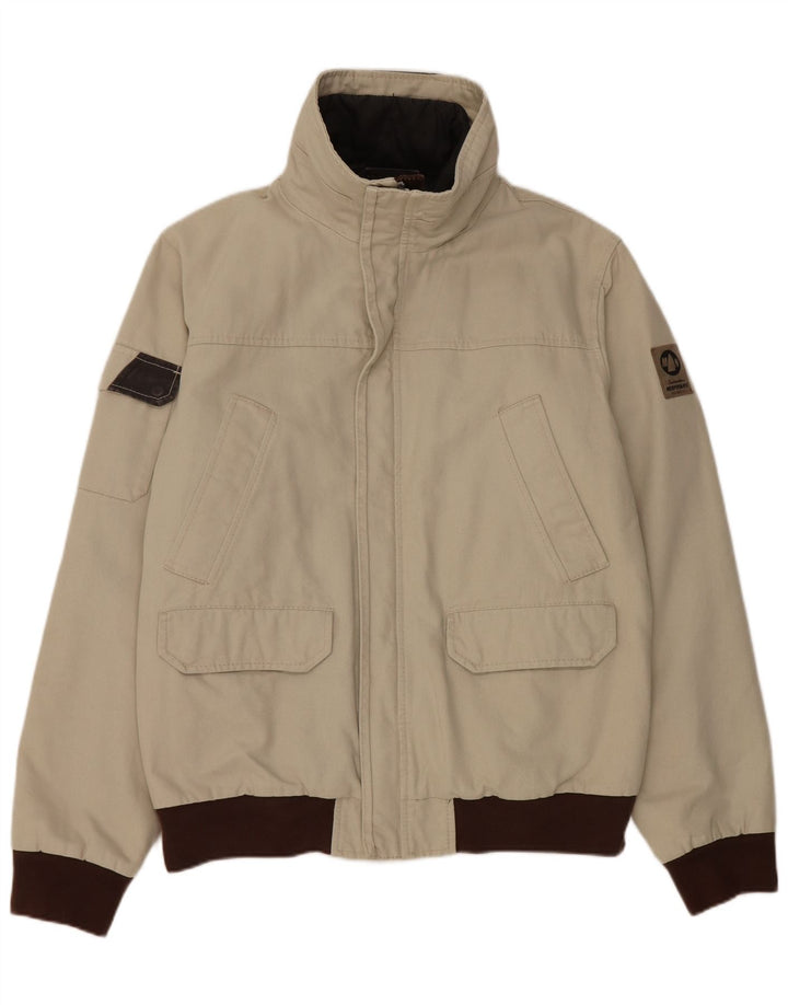 Murphy & Nye Herre Sailmakers Bomber Jacket UK 42 XL Grå Colourblock Bomuld