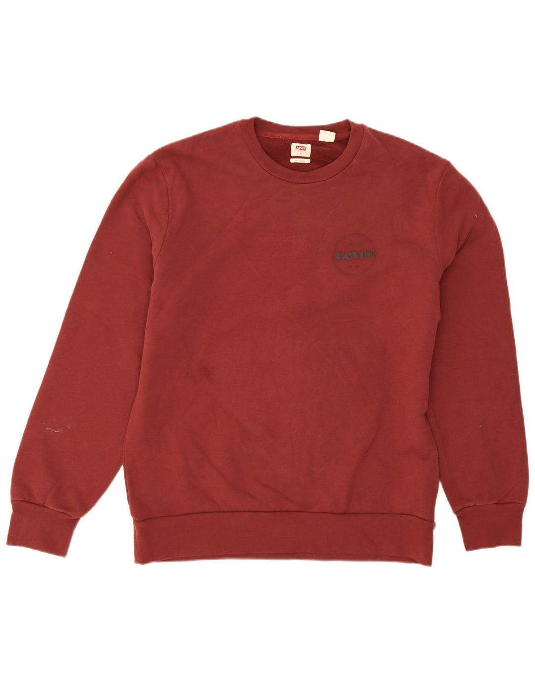 Levi's Herre sweatshirt Jumper Medium Bourgogne bomuld