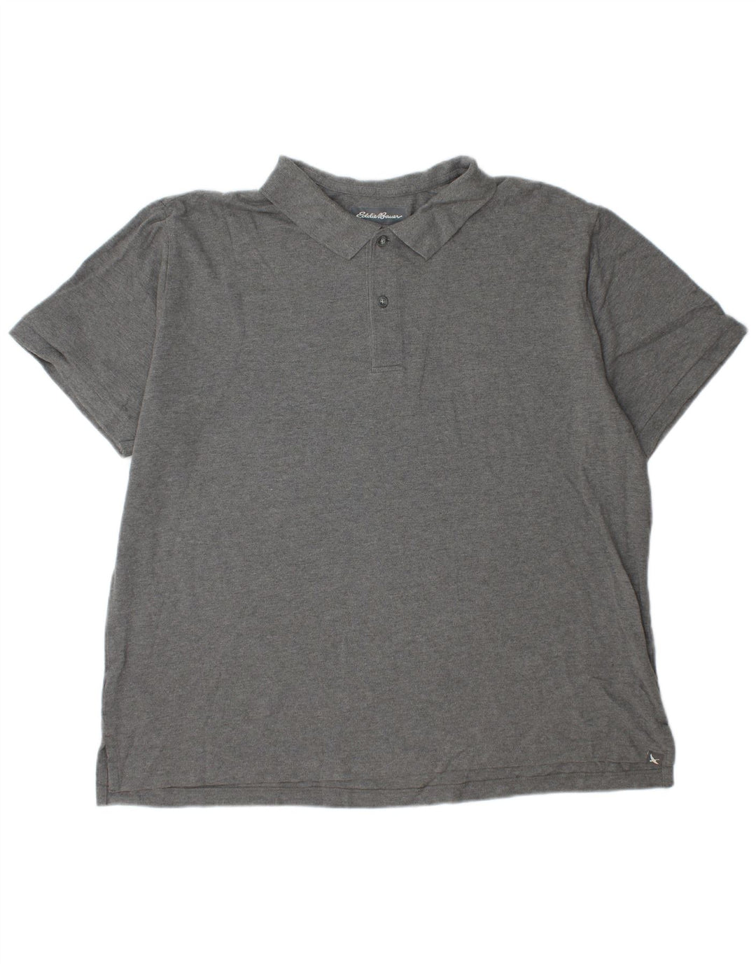 EDDIE BAUER Poloskjorte til mænd 2XL Grå Bomuld